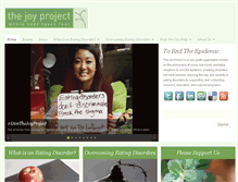 Tablet Screenshot of joyproject.org